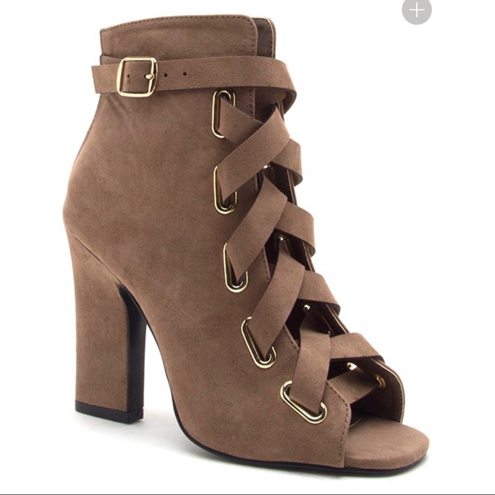 Laced Up Booties
